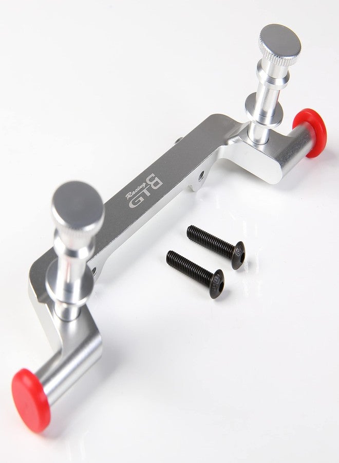 GTBRacing CNC Aluminum Font Body Mount for 1/5 Scale RC Car LOSI DBXL-E 2.0 DBXL 2.0 Upgrade Part (Silver) - Image 1